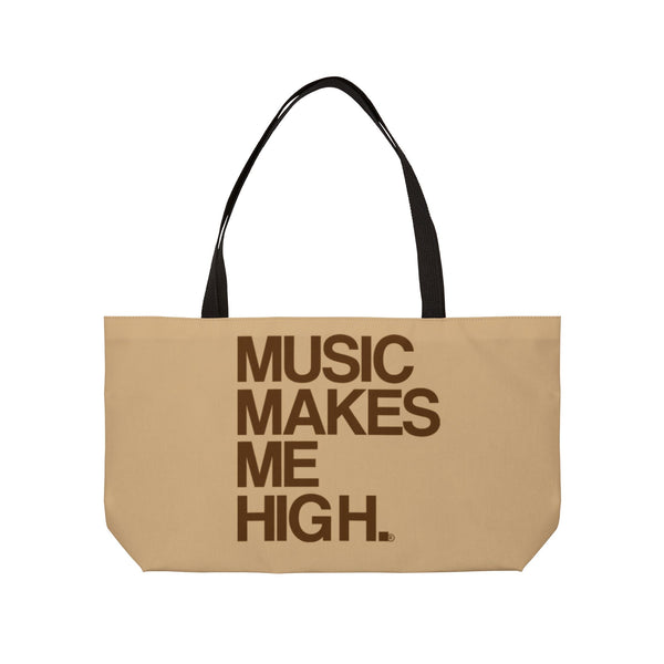 MMMH Weekender Bag (Black Handle): Tan | Brown