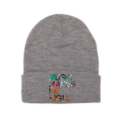 MMMH Beanie: Heather Gray | Graffiti