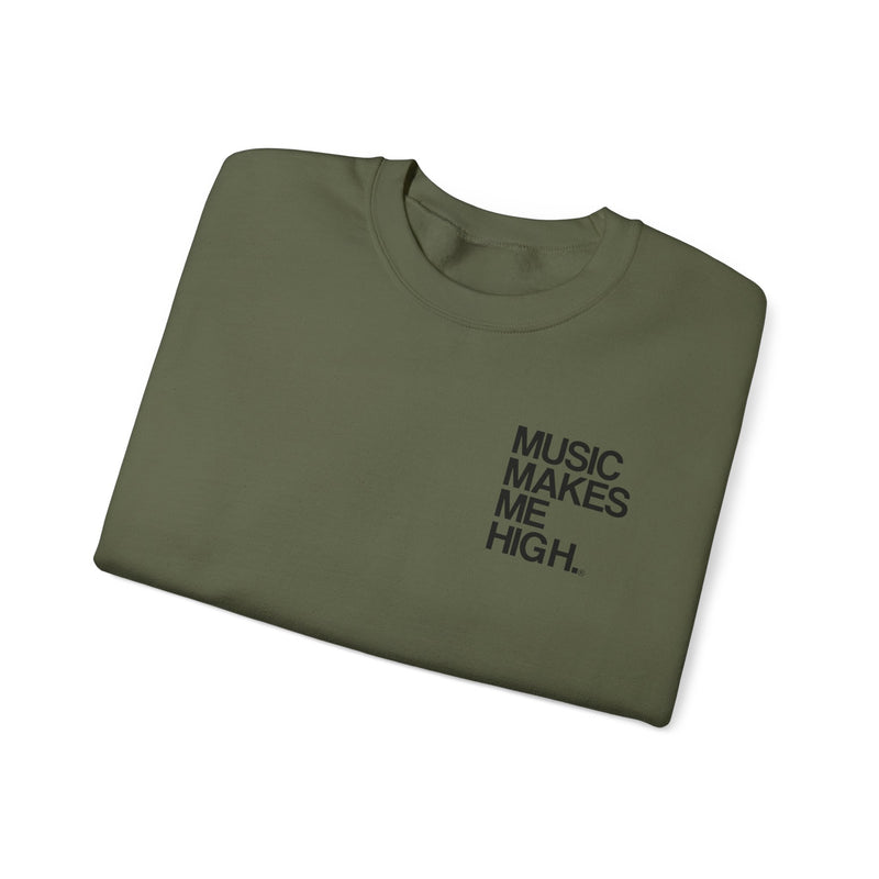 MMMH Unisex Sweatshirt: Military Green | Black Lettering