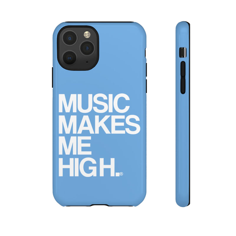 MMMH Classic Phone Case: Light Blue | White