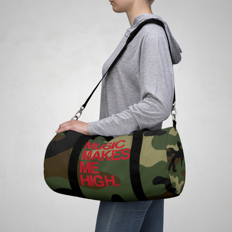 MMMH Duffle Bag: Camo | Red