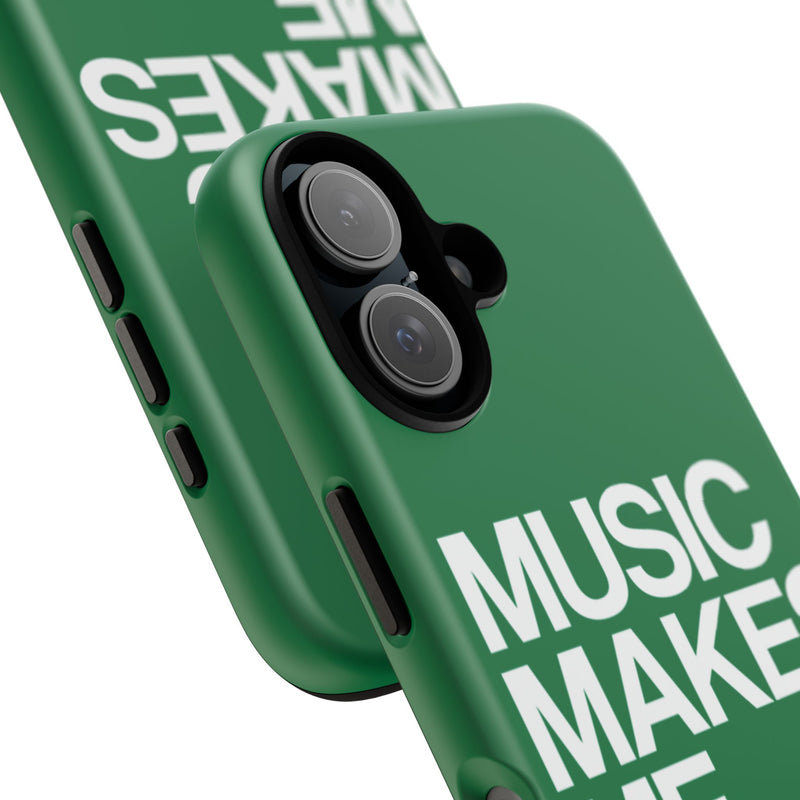 MMMH Classic Phone Case: Dark Green | White