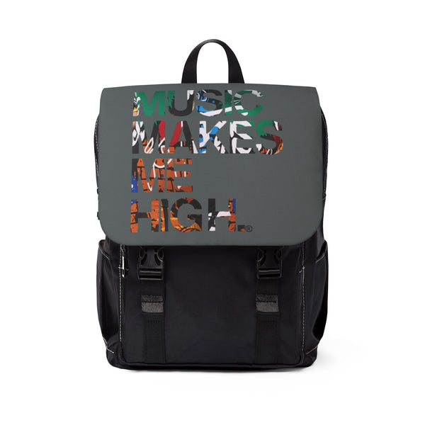 MMMH Backpack: Dark Grey | Graffiti