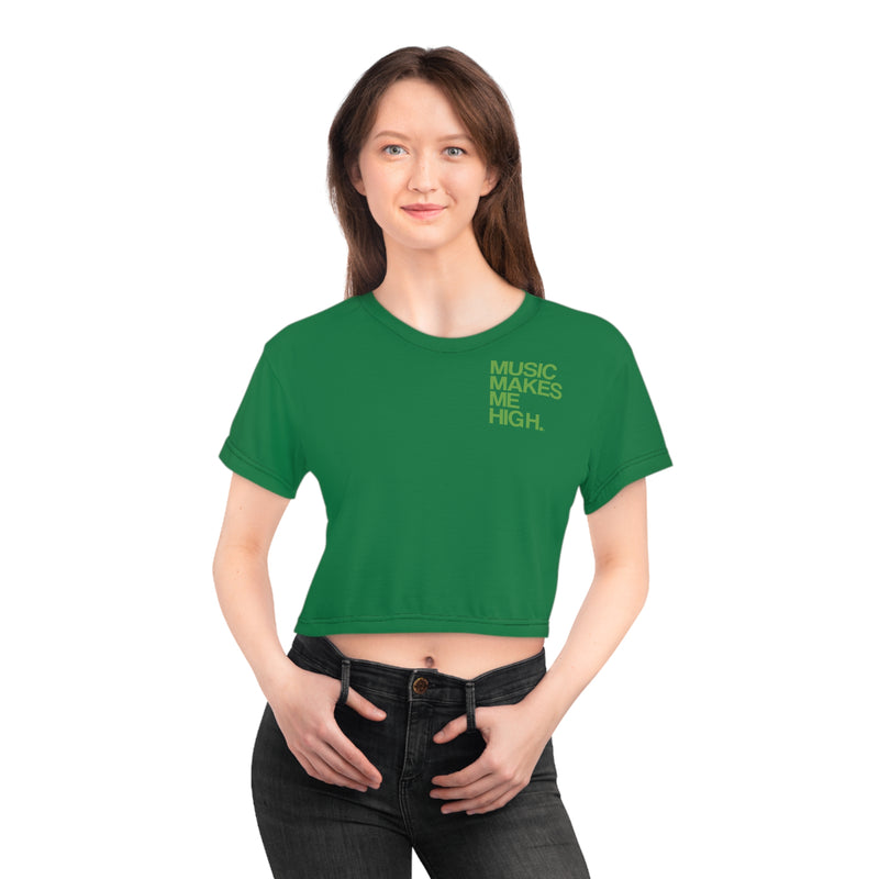 MMMH Cropped Top: Dark Green | Green