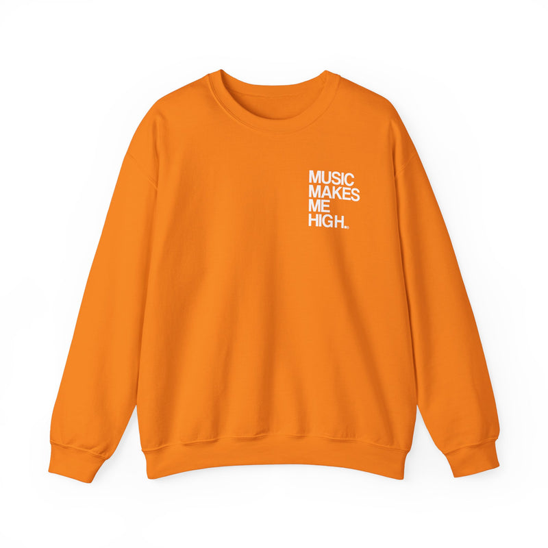 MMMH Unisex Sweatshirt: Safety Orange | White