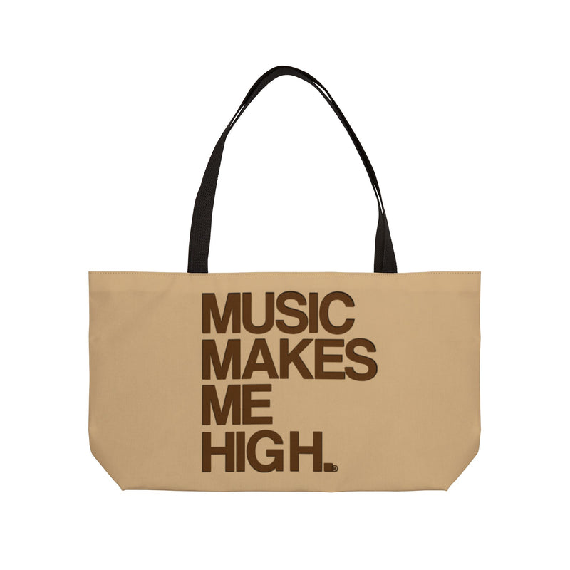 MMMH Weekender Bag (Black Handle): Tan | Brown