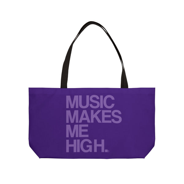 MMMH Weekender Bag (Black Handle): Purple | Light Purple