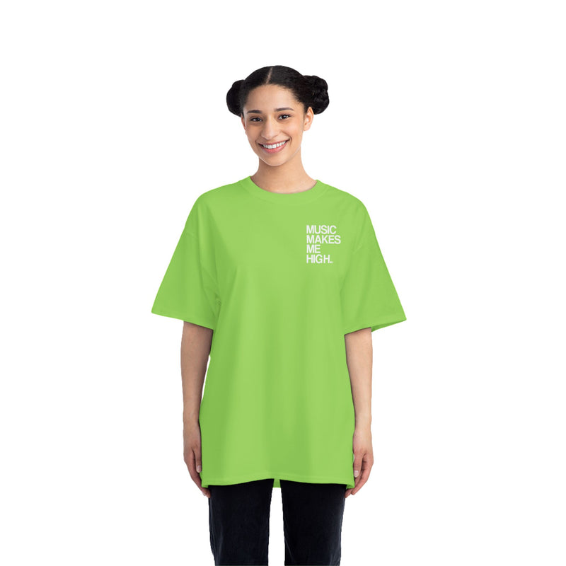 MMMH Unisex T-Shirt: Lime | White Lettering