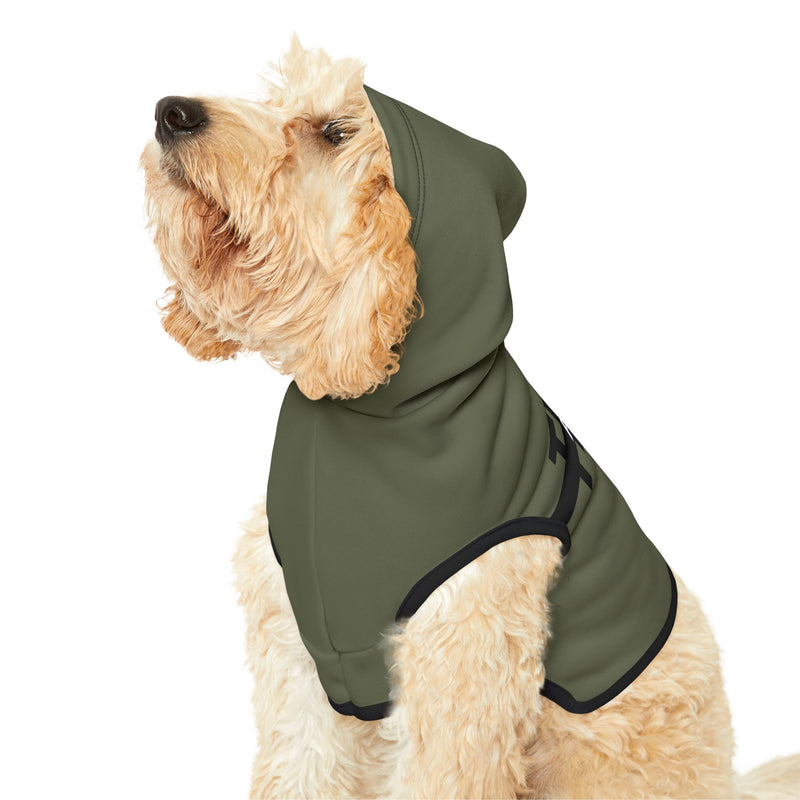 IJTT Pet Hoodie: AT Strike Black | Military Green