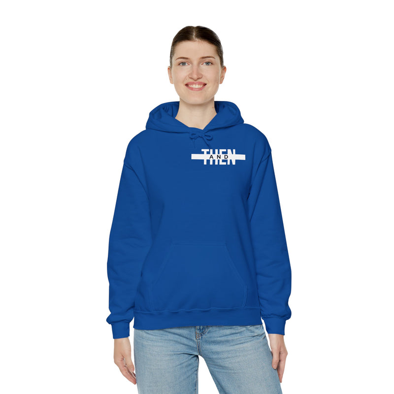 IJTT Unisex Hoodie: AT Strike White | Royal Blue