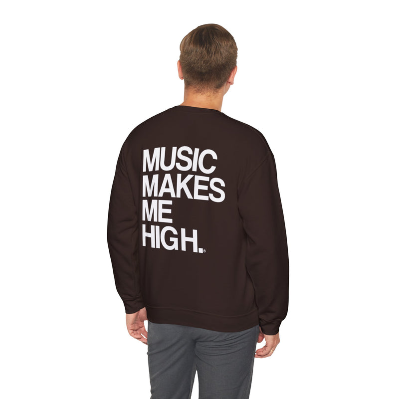 MMMH Unisex Sweatshirt: Dark Chocolate | White