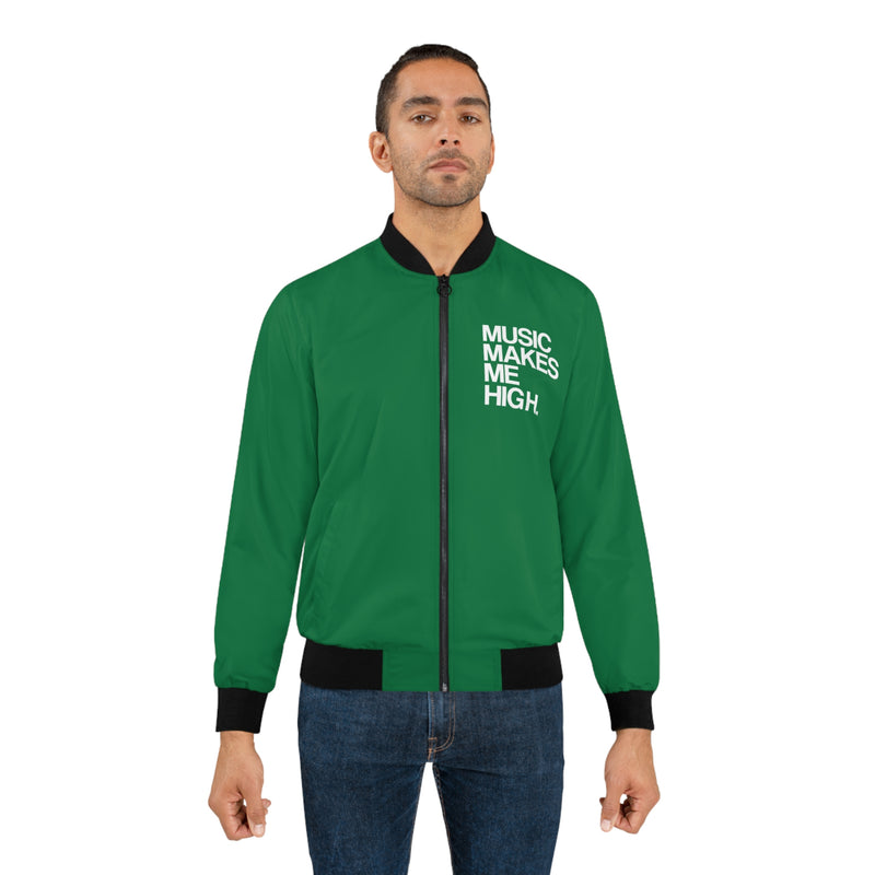 MMMH Bomber Jacket: Dark Green | White Lettering