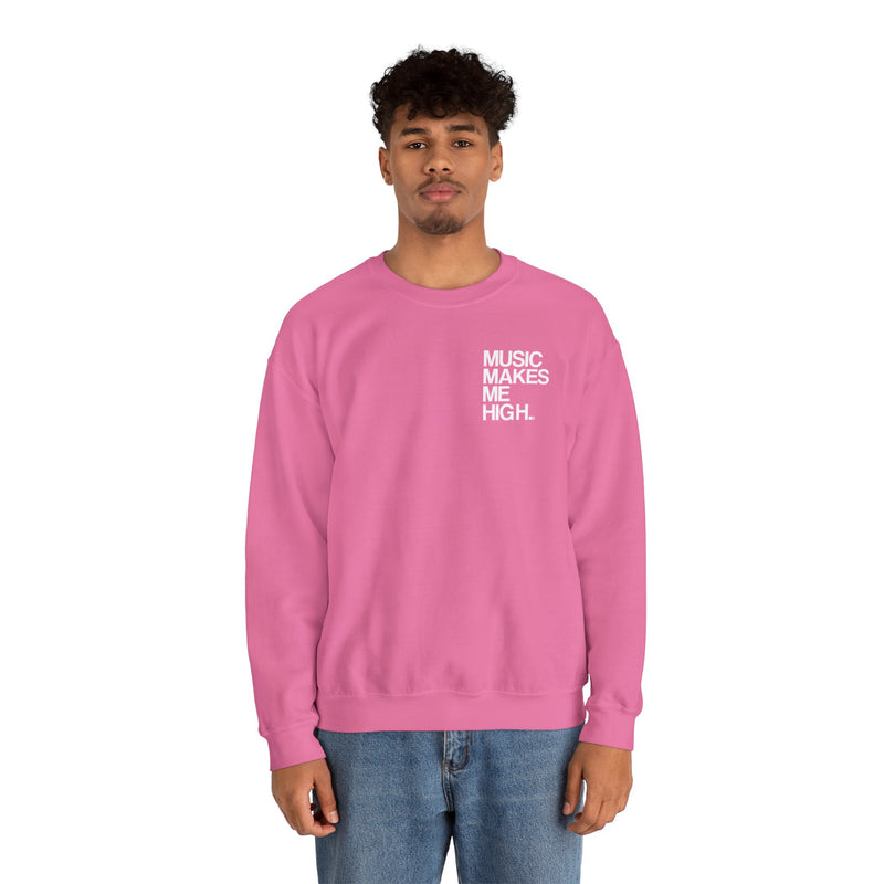 MMMH Unisex Sweatshirt: Safety Pink | White Lettering