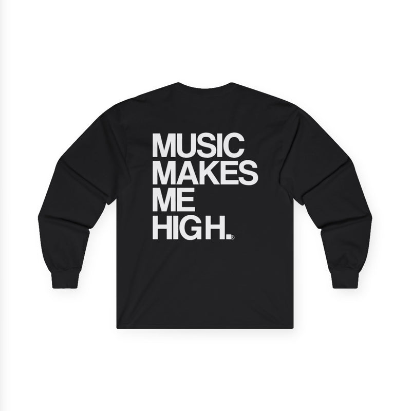 MMMH Long Sleeve Shirt: Black | White