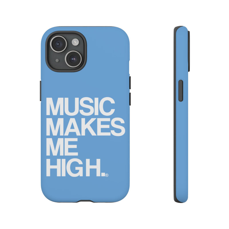 MMMH Classic Phone Case: Light Blue | White