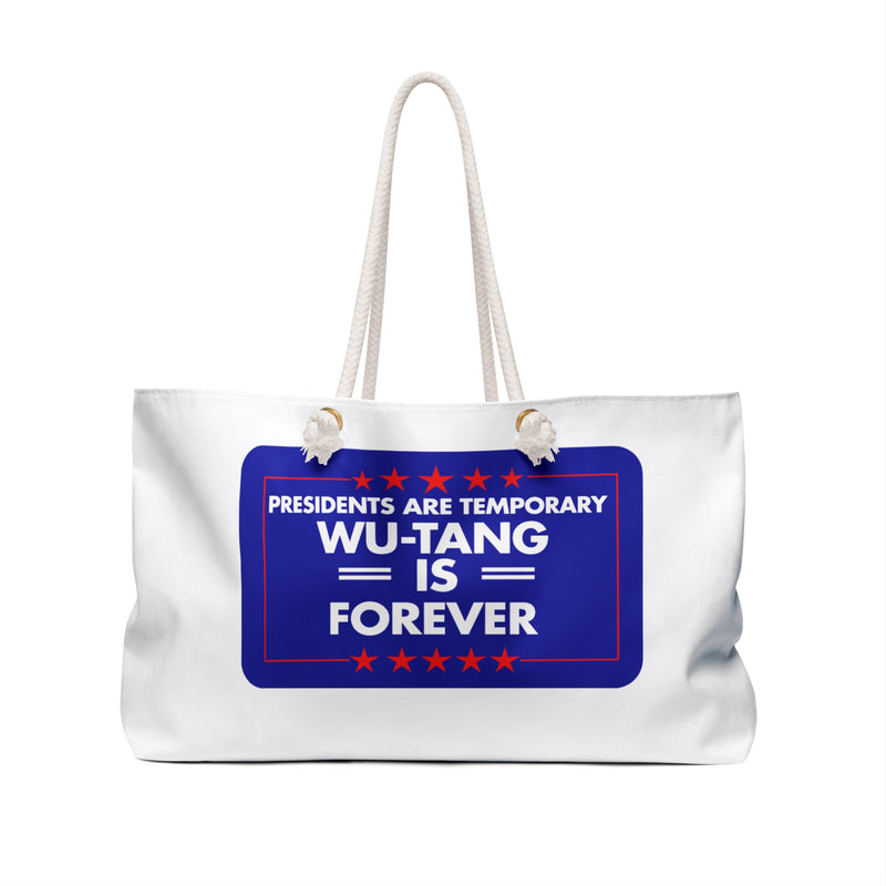 NOVL Weekender Bag (Rope Handle): Presidents/Wu-Tang | White