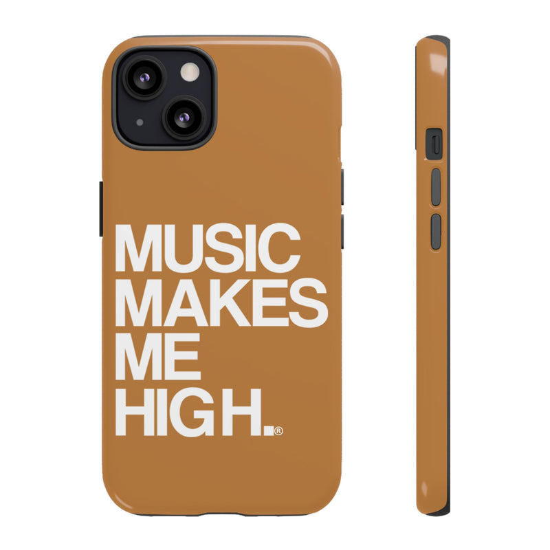 MMMH Classic Phone Case: Light Brown | White