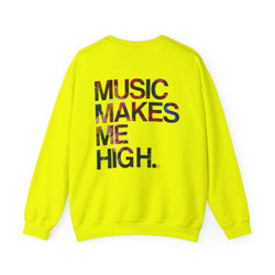 MMMH Unisex Sweatshirt: Safety Green | Floral