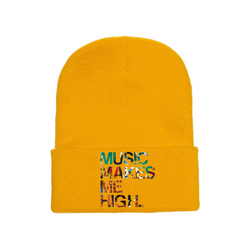 MMMH Beanie: Gold | Graffiti