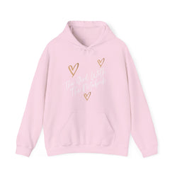 TGWTN Unisex Hoodie: Brown/White | Light Pink