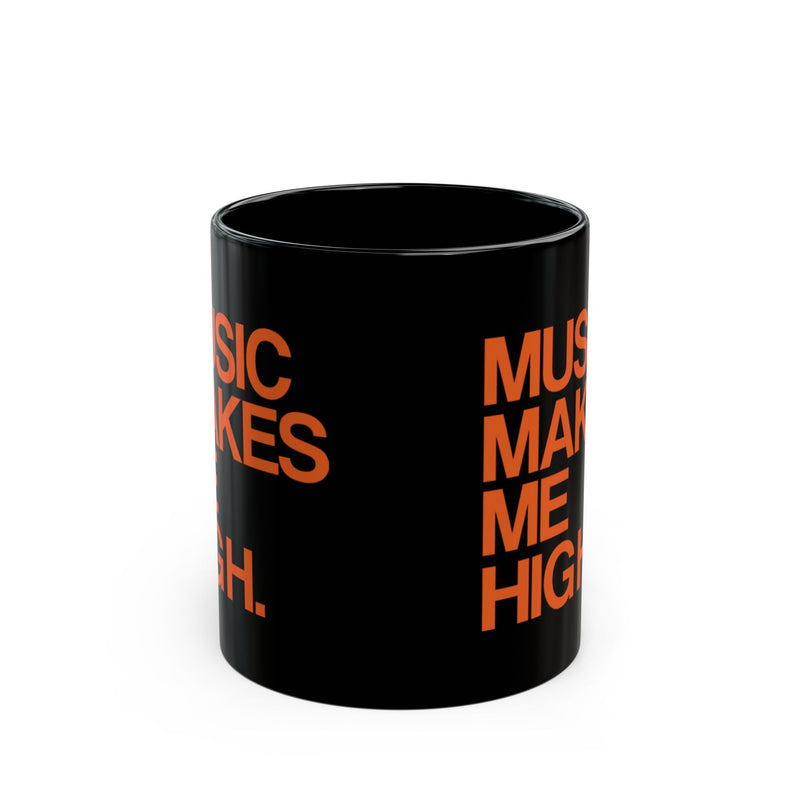 MMMH Black Mug: Orange