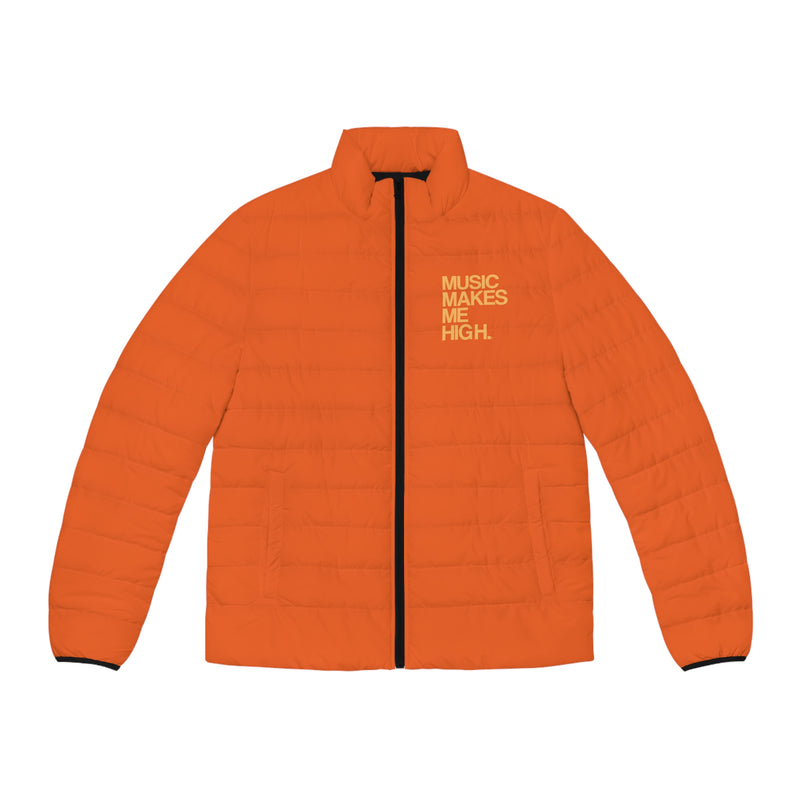 MMMH Men's Puffer Jacket: Orange | Light Orange