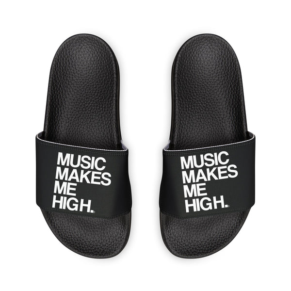 MMMH Unisex Sandals: Black/Black | White