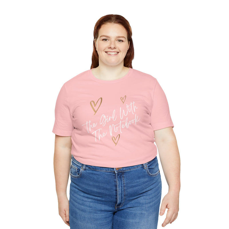 TGWTN Unisex T-Shirt: Brown/White | Light Pink