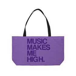 MMMH Weekender Bag (Black Handle): Light Purple | Purple