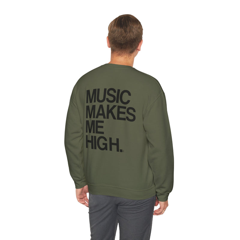 MMMH Unisex Sweatshirt: Military Green | Black Lettering