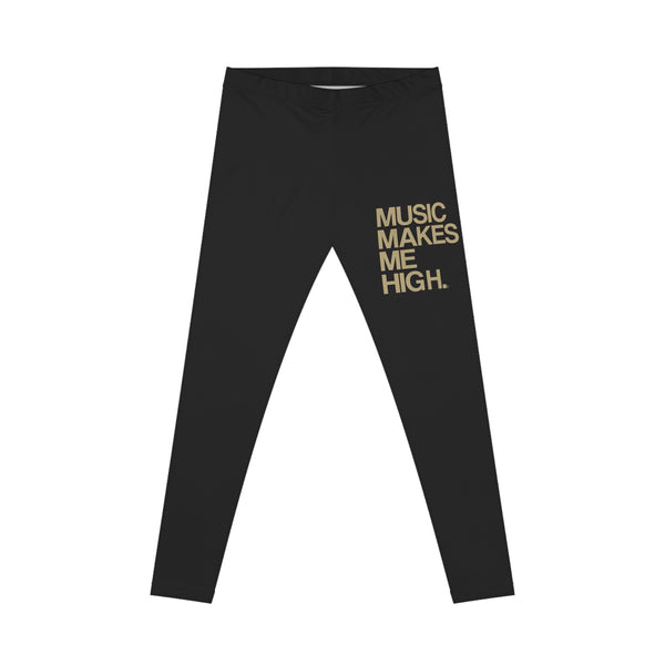 MMMH Leggings: Black | Gold