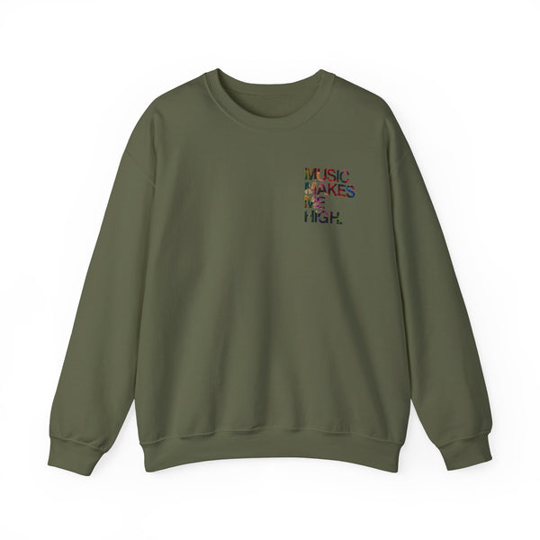 MMMH Unisex Sweatshirt: Military Green | Floral