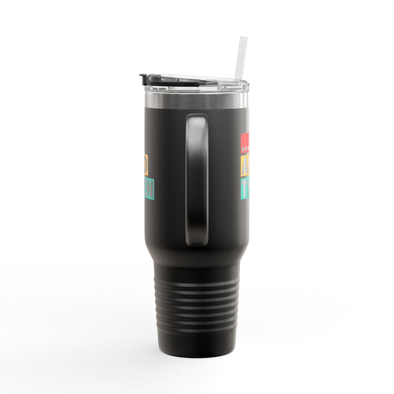 IJTT Insulated Mug: At Block Multi | Black