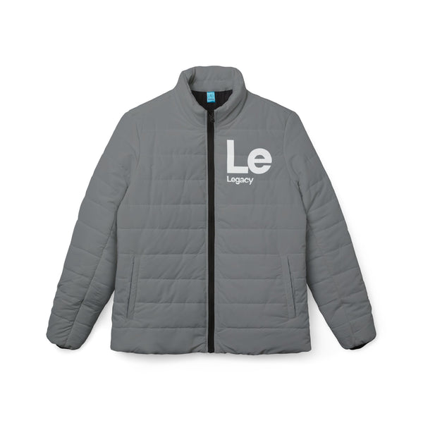 NOVL Women’s Puffer Jacket: Legacy Grey | White