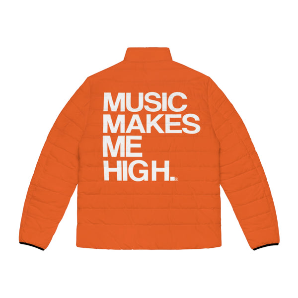 Copy of MMMH Men's Puffer Jacket: Orange | White