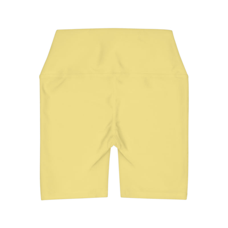 MMMH Yoga Shorts: Light Yellow | Yellow