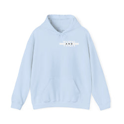 IJTT Unisex Hoodie: AT Strike White | Light Blue