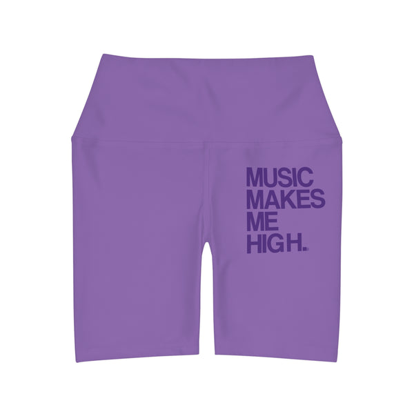 MMMH Yoga Shorts: Light Purple | Purple