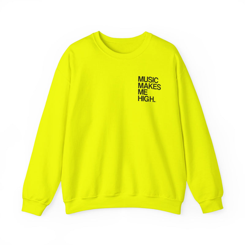 MMMH Unisex Sweatshirt: Safety Green | Black Lettering