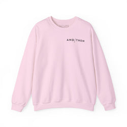 IJTT Unisex Sweatshirt: AT Slash Black | Light Pink