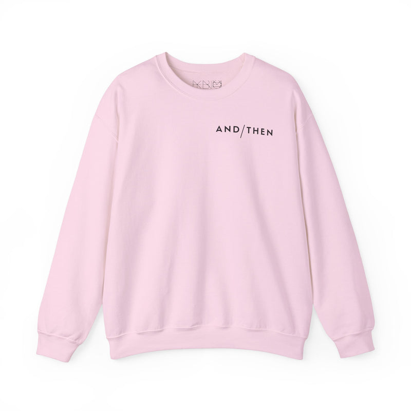 IJTT Unisex Sweatshirt: AT Slash Black | Light Pink