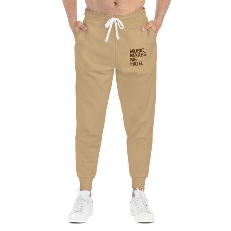 MMMH Unisex Joggers: Tan | Brown