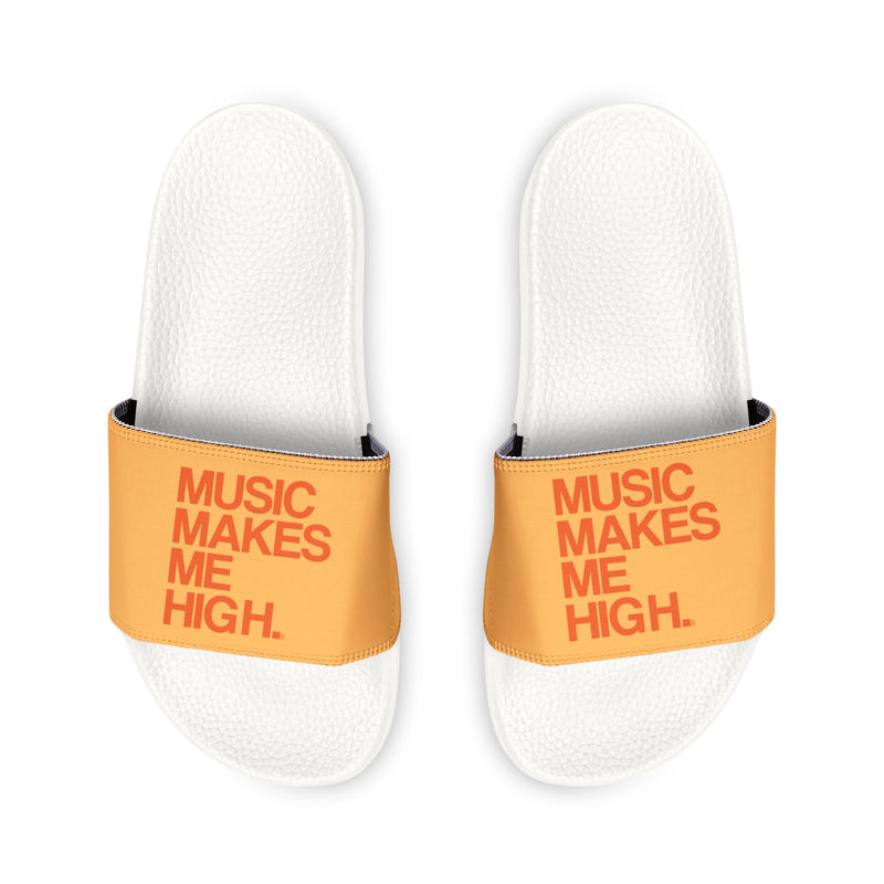 MMMH Unisex Sandals: Light Orange/White | Orange