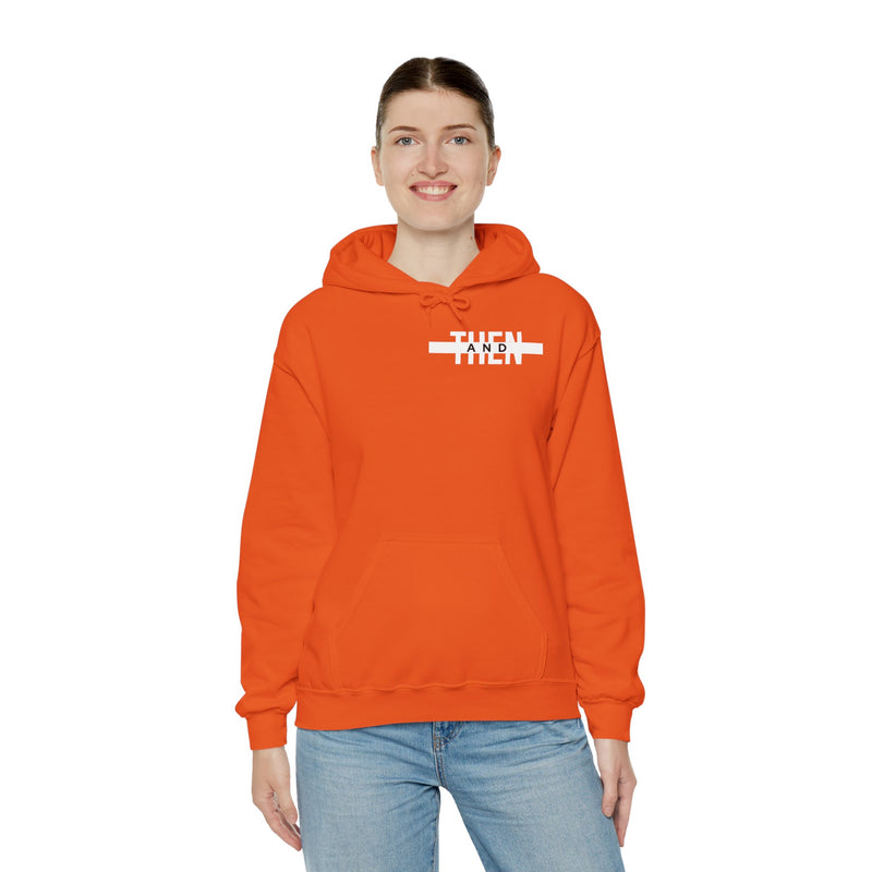 IJTT Unisex Hoodie: AT Strike White | Orange