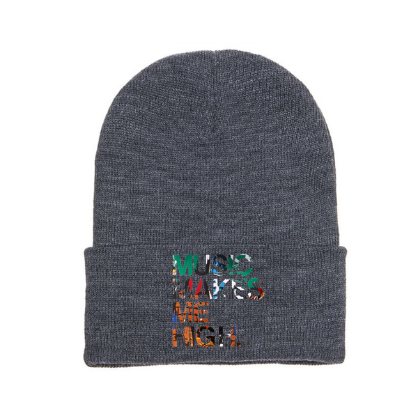 MMMH Beanie: Dark Gray | Graffiti