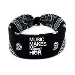 MMMH Bandana: Black | White