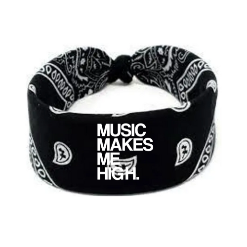 MMMH Bandana: Black | White