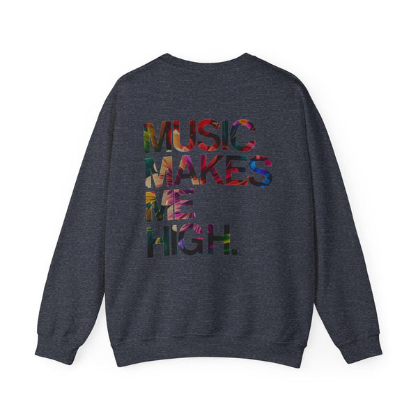 MMMH Unisex Sweatshirt: Heather Sport Dark Navy | Floral