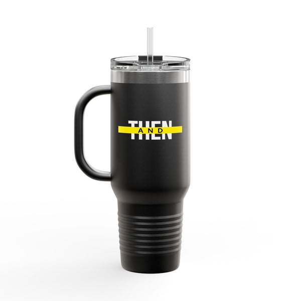 IJTT Insulated Mug: At Strike Yellow/White | Black