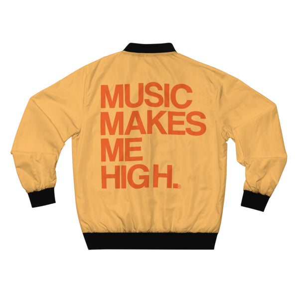 MMMH Unisex Bomber Jacket: Light Orange | Orange